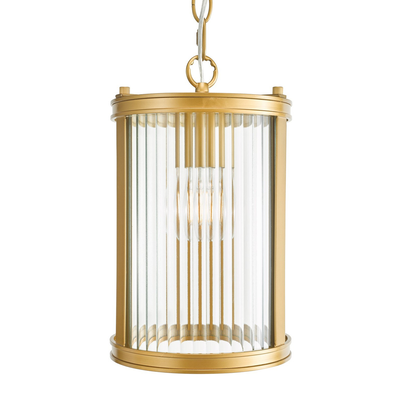 Bronzed Ribbed Glass Bianka Pendant Bronze and Ribbed Glass | The Home Library, Wilmslow ...