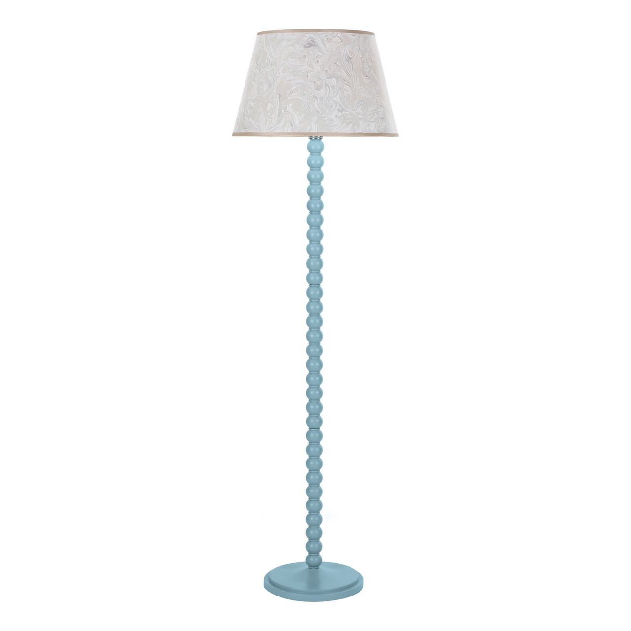 Spool Floor Lamp Blue Base Only | The Home Library, Wilmslow