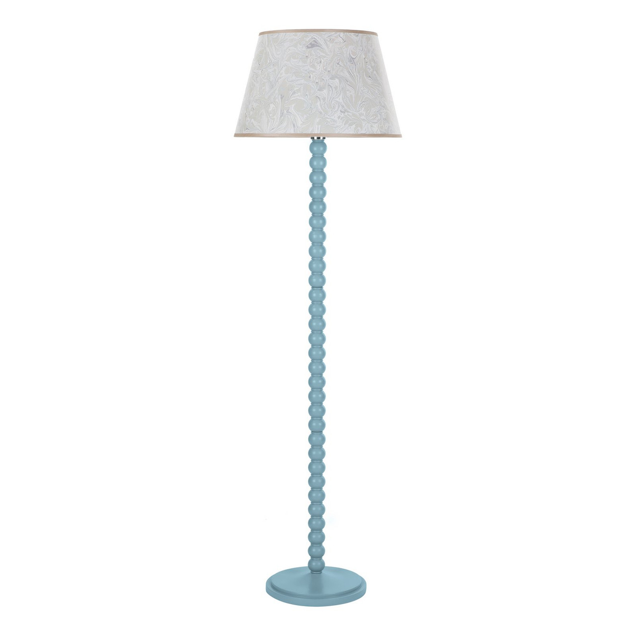 Spool Floor Lamp Blue Base Only | The Home Library, Wilmslow