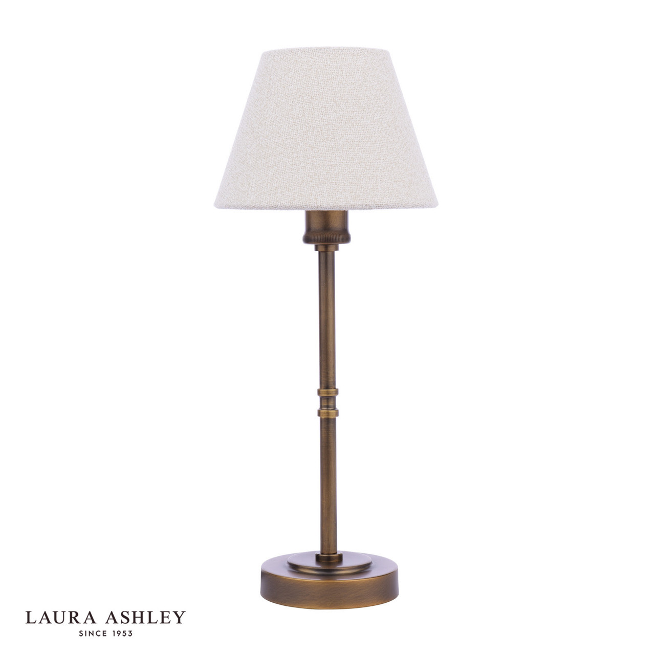 Laura Ashley Denston Table Lamp Antique Bronze With Shade - The