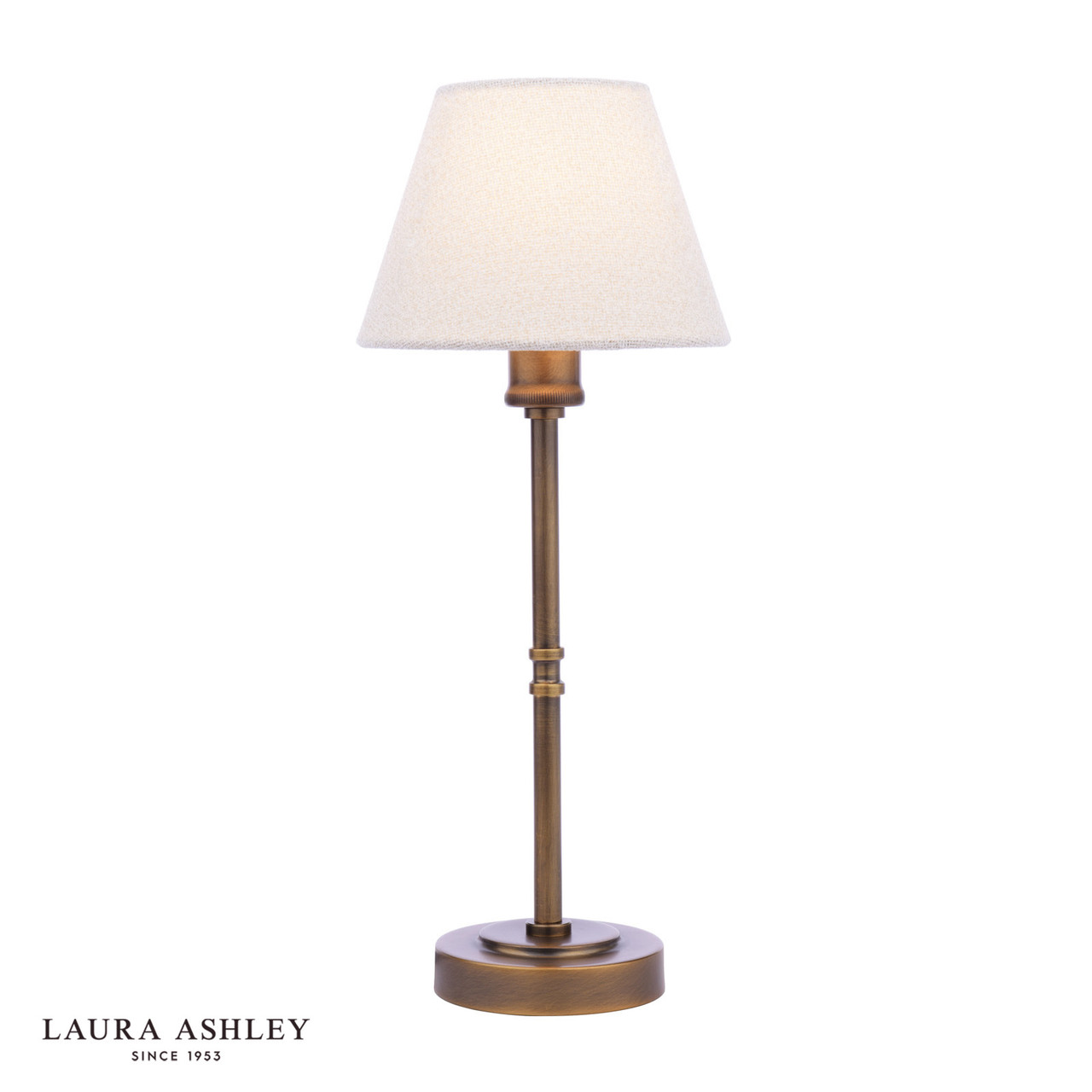 Laura Ashley Denston Table Lamp Antique Bronze With Shade - The