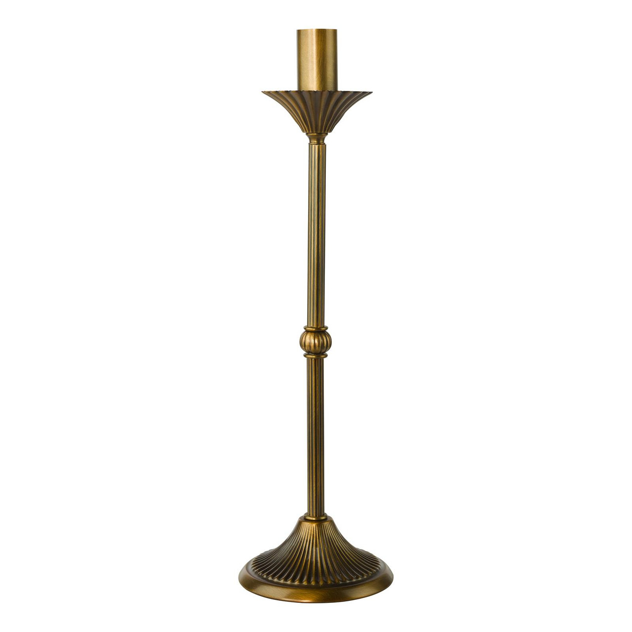 Lydian Table Lamp Antique Bronze Base Only - The Home Library