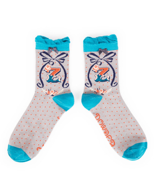 Ladies Z Ankle Socks