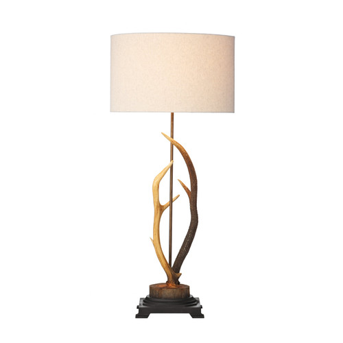 Antler Table Lamp Complete With Shade