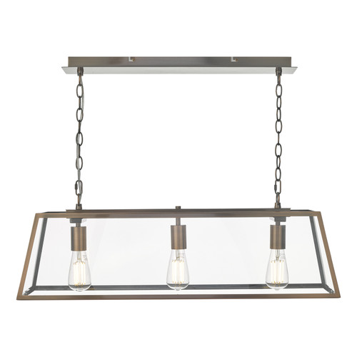 Academy 3 Light Bar Pendant Antique Copper