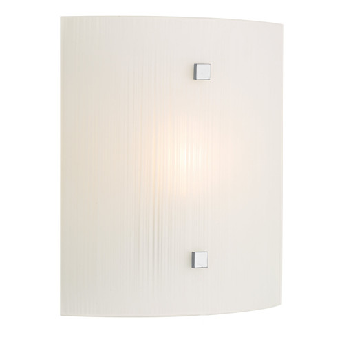 Swirl White Square Wall Light