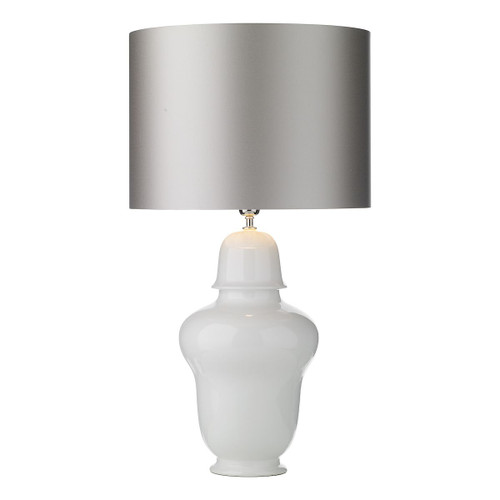Vaughn Tall Lamp Small Gloss White Base Onlyby David Hunt Lighting
