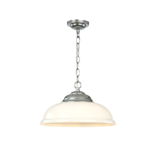 Webster 1 Light Pendant Clear Glass With Chrome