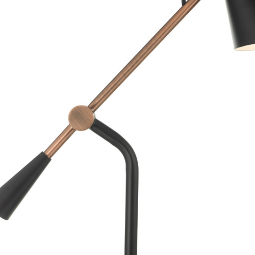 Jack Task Table Lamp Black Antique Copper