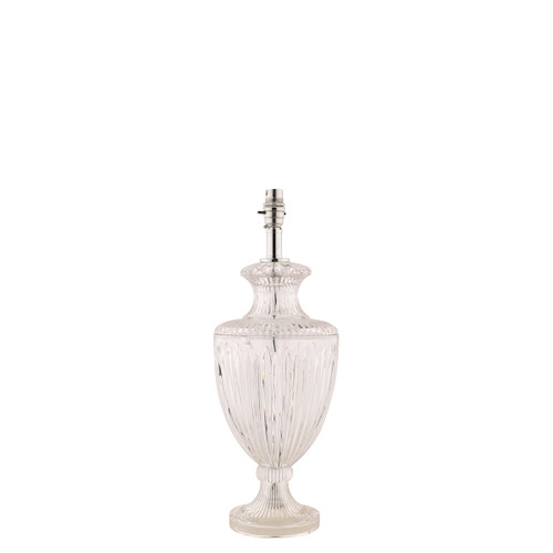 Meredith Cut Glass Crystal Urn Table Lamp Base Large