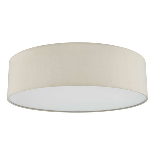 Cierro 4 Light Flush Taupe With Diffuser 60cm