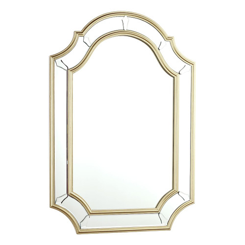 Laura Ashley Braxton Rectangle Mirror With Champagne Edging 102 x 71cm