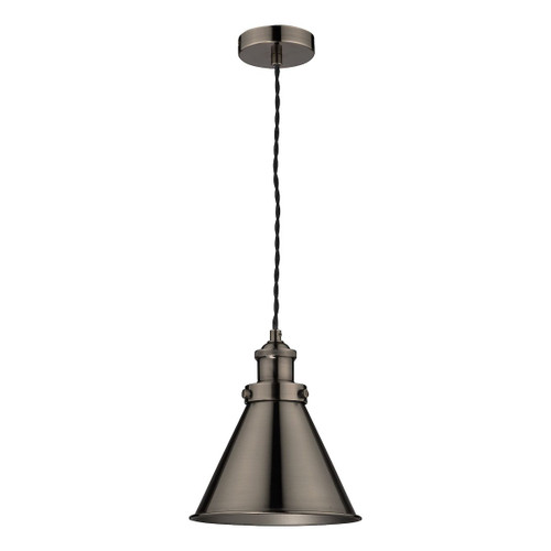 Laura Ashley Rufus Pendant Industrial Nickel