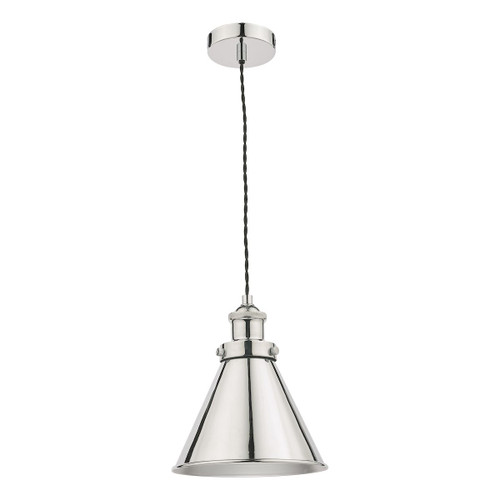 Laura Ashley Rufus Pendant Polished Chrome