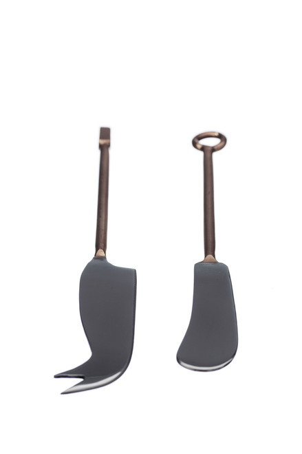 Cheese Knives - Copper, Set of 2