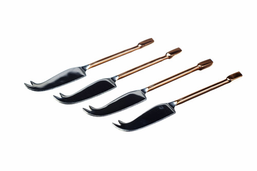 Cheese Knives - Mini Copper, Set of 4