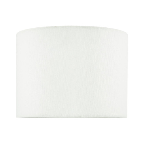 Boris White Cotton Drum Shade 20cm