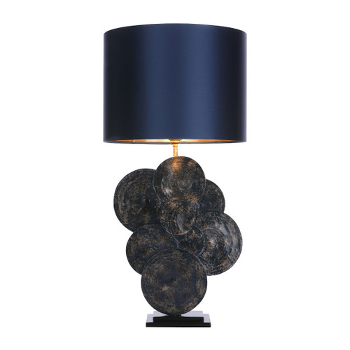 Planet Table Lamp In Blue And Gold Base Only