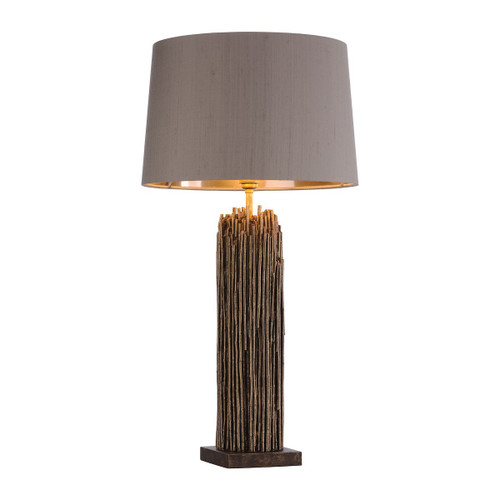 Willow Table Lamp In Gold Cocoa Base Only