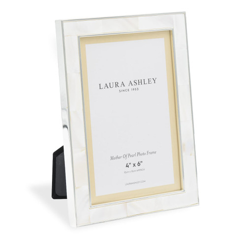 Mother Of Pearl Photo Frame 4x6 Inch by Laura Ashley