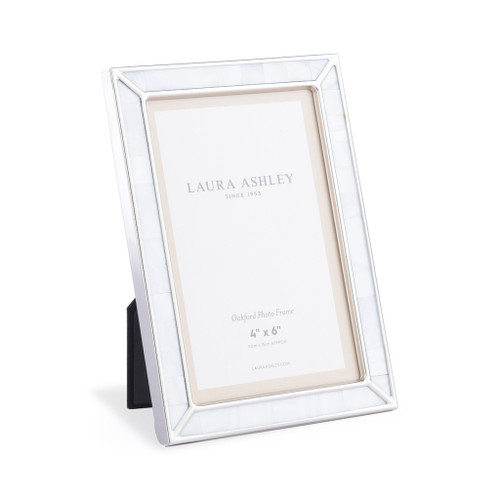 Oakford Photo Frame Mother Of Pearl 4x6 Inch by Laura Ashley