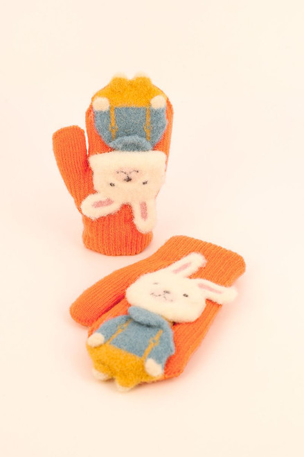 Powder Pal Mittens - Tangerine Bunny by Powder Designs