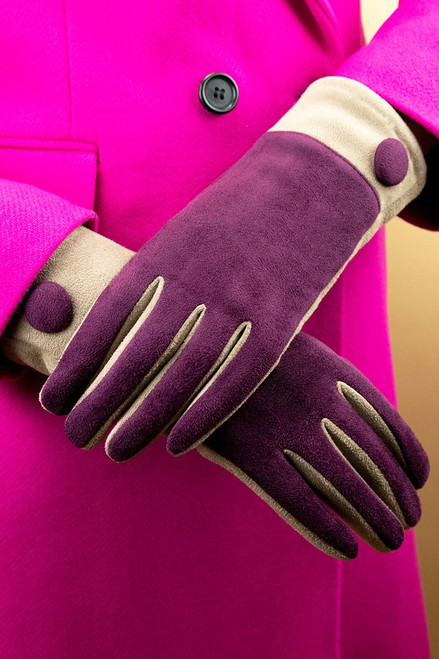 Darcy Gloves - Damson by Powder Designs