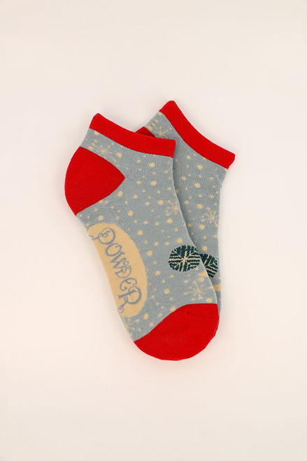 Winter's Night Trainer Socks by Powder Designs