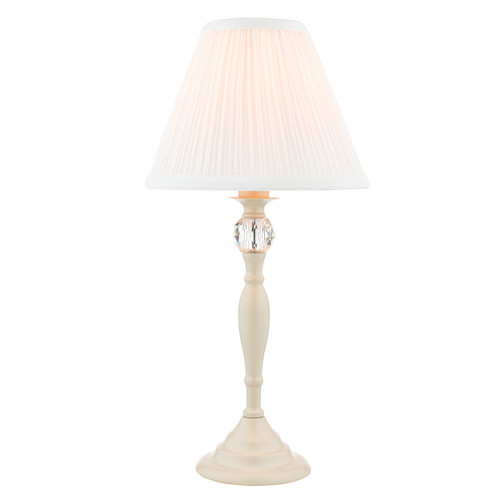 Laura Ashley Ellis Table Lamp Cream With Ivory Shade