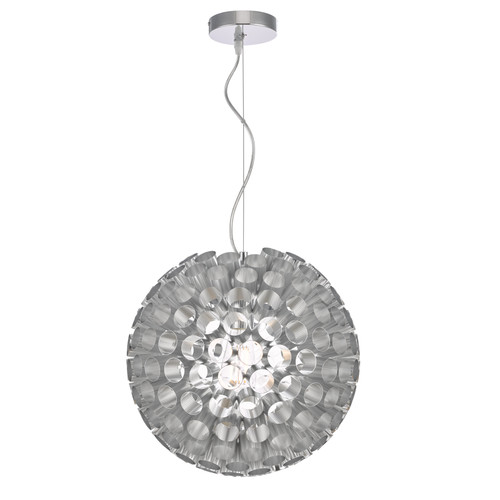 Serafina 1 Light Pendant Brushed Chrome Small