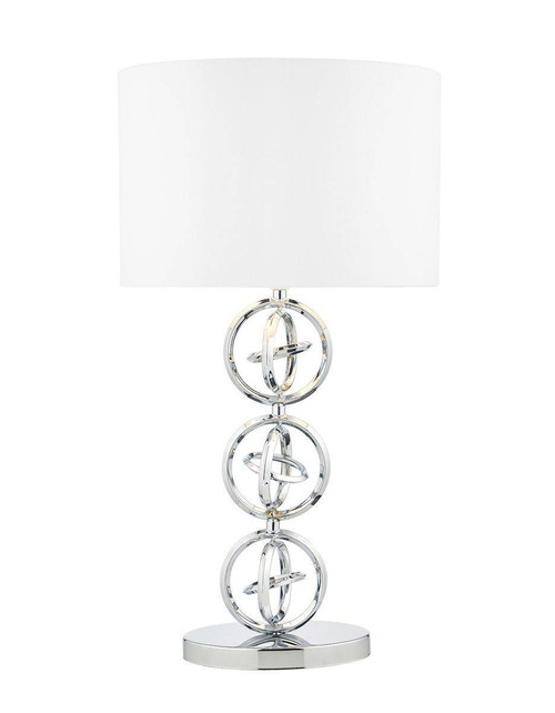 Innsbruck Table Lamp Polished Chrome With Shade