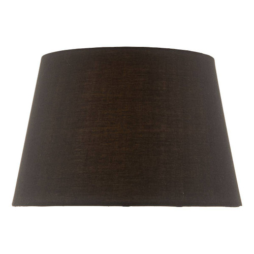 Safia Black Cotton Tapered Drum Shade 36cm