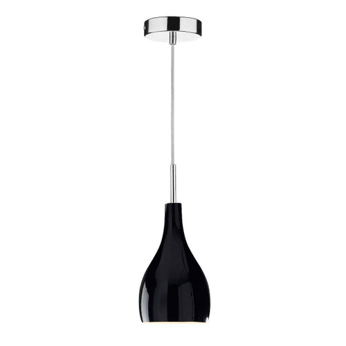 Soho 1 Light Pendant Black