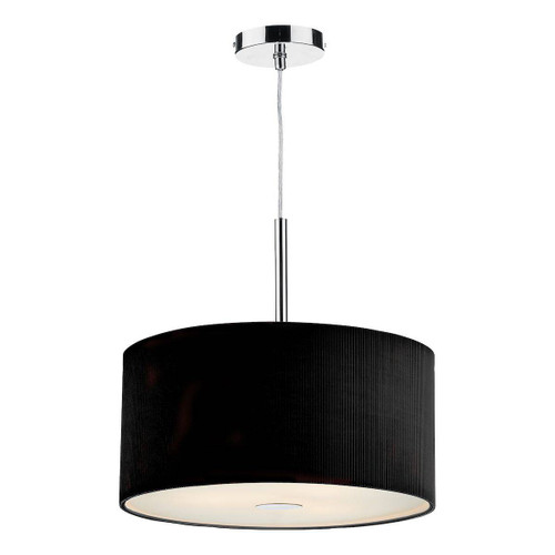 Zaragoza 3 Light Pendant Black 40cm