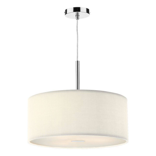 Zaragoza 3 Light Pendant Cream 60cm