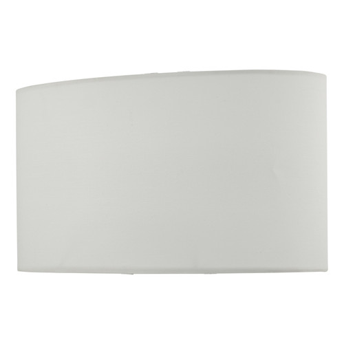 Ivory Faux Silk Oval Shade For UTA4250