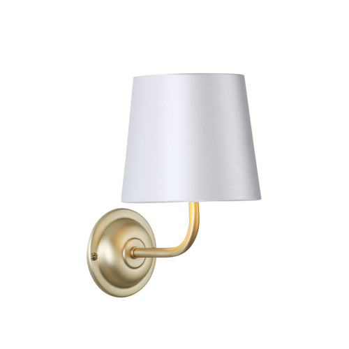 Bexley single wall light in butter brass, fitting only