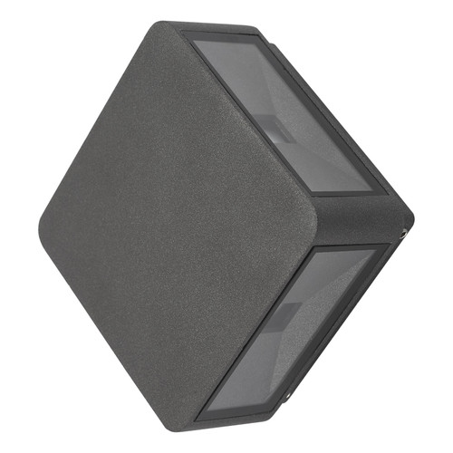 Weiss 4 Light Wall Light Square Anthracite IP65 LED