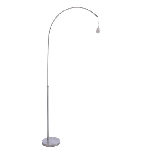 Bow Floor Lamp Satin Nickel Base Only