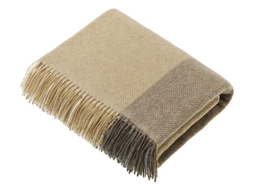 Block Harlequin Natural Grey Throw