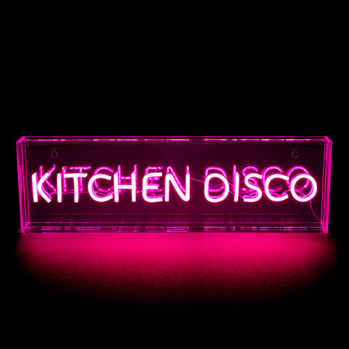 Kitchen disco neon lightbox