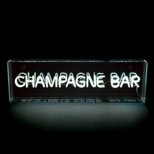 Champagne Bar Neon Lightbox