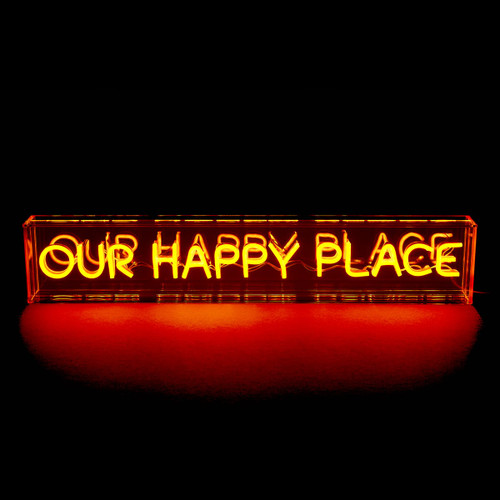 Our Happy Place Neon Lightbox