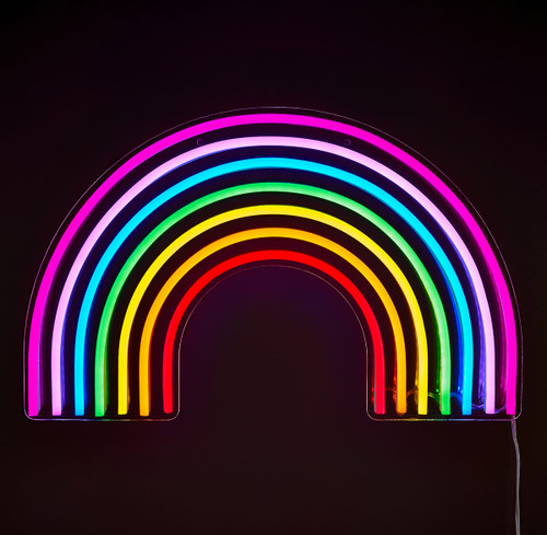 Rainbow Neon Sign