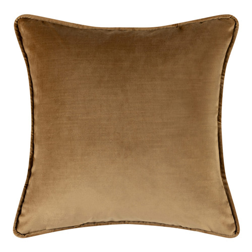 Darcy Double Piped Cushion 43 x 43cm Antique Gold by Scatterbox