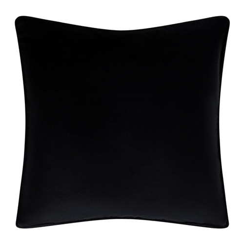 Darcy Double Piped Cushion 43 x 43cm Black by Scatterbox