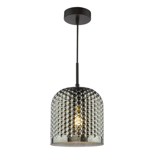 Esila Pendant Matt Black and Smoked Glass Esila Pendant Matt Black and Smoked Glass