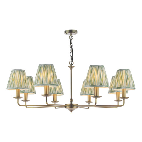 Favian 8 Light Pendant Matt Bronze With Shade Favian 8 Light Pendant Matt Bronze With Shade