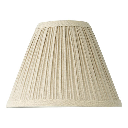 Judy Natural Linen Tapered Drum Shade 21cm Judy Natural Linen Tapered Drum Shade 21cm