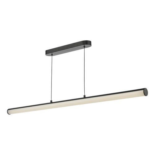 Tube Bar Pendant Satin Black and Opal LED Tube Bar Pendant Satin Black and Opal LED